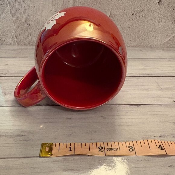 Tim Hortons Red Iridescent Mugs Maple Leaf  2020 x 2 (SKU: 190MI) - Picture 6 of 10